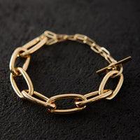 Maslo Oval Chain Bracelet