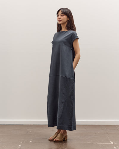 Mijeong Park Balloon Maxi Dress, Blue Gray