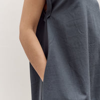Mijeong Park Balloon Maxi Dress, Blue Gray