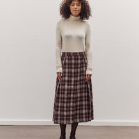 Roll Neck Jersey Top, Ivory