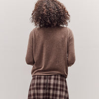 Mock Neck Cardigan, Dark Beige