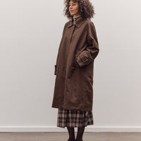 Single-Breasted Trench Coat, Brown