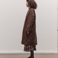Single-Breasted Trench Coat, Brown