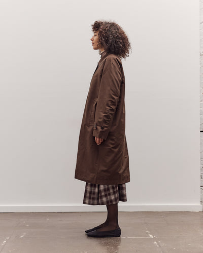 Single-Breasted Trench Coat, Brown