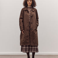 Single-Breasted Trench Coat, Brown
