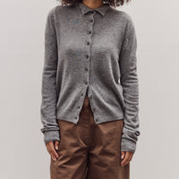 Mock Neck Cardigan, Gray