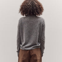Mock Neck Cardigan, Gray