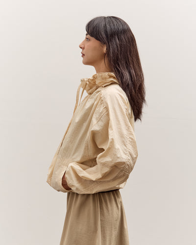 Mijeong Park Shirred Anorak, Cream