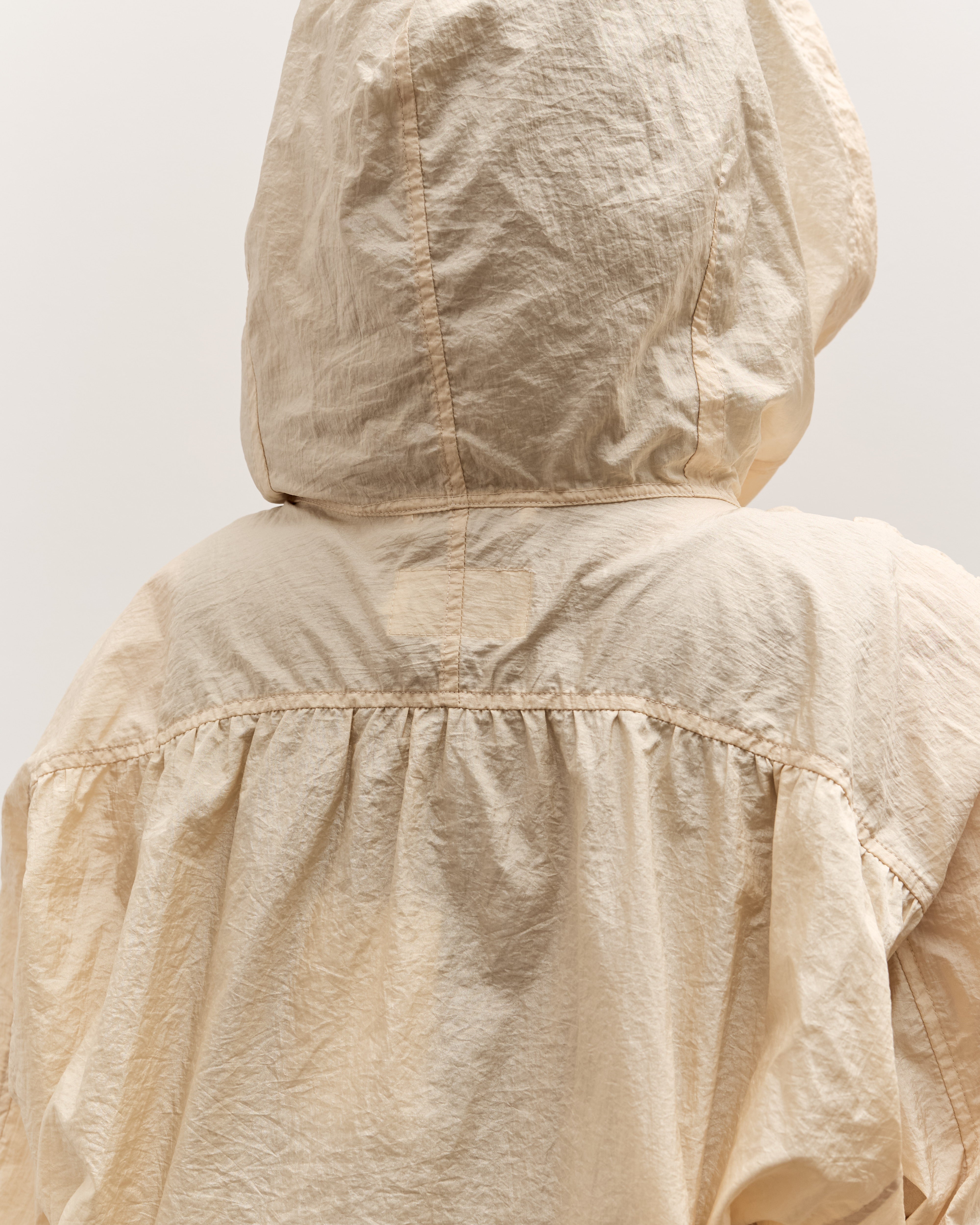 Mijeong Park Shirred Anorak, Cream – Glasswing