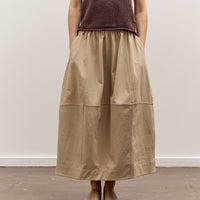 Mijeong Park Balloon Midi Skirt, Beige