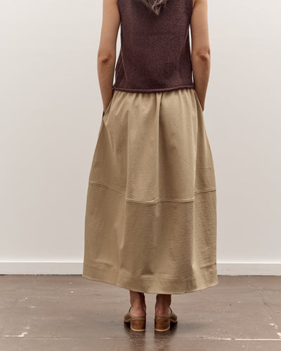 Mijeong Park Balloon Midi Skirt, Beige