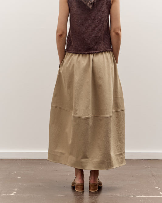 Mijeong Park Balloon Midi Skirt, Beige