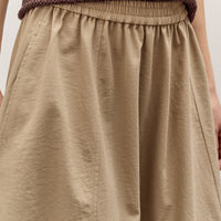 Mijeong Park Balloon Midi Skirt, Beige