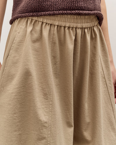 Mijeong Park Balloon Midi Skirt, Beige