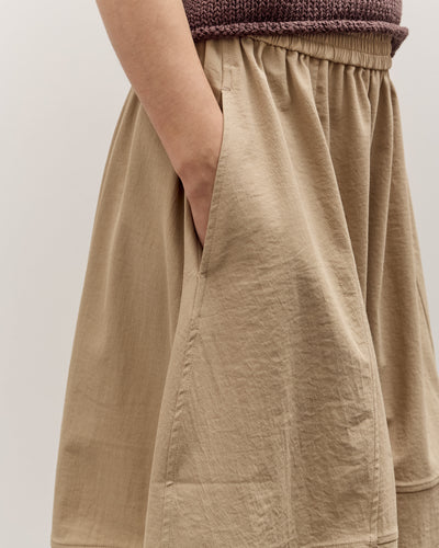 Mijeong Park Balloon Midi Skirt, Beige