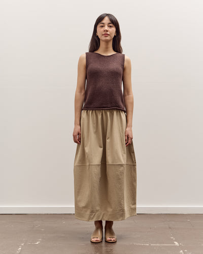 Mijeong Park Boatneck Tank, Dark Brown