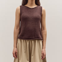 Mijeong Park Boatneck Tank, Dark Brown