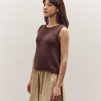 Mijeong Park Boatneck Tank, Dark Brown