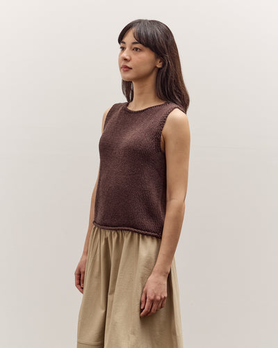 Mijeong Park Boatneck Tank, Dark Brown