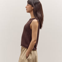 Mijeong Park Boatneck Tank, Dark Brown