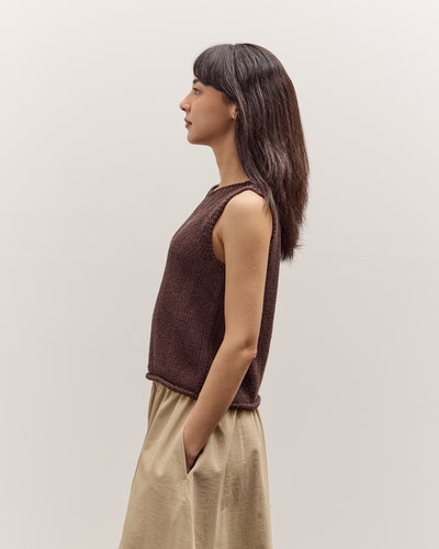 Mijeong Park Boatneck Tank, Dark Brown