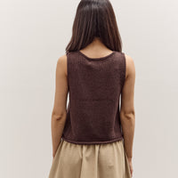 Mijeong Park Boatneck Tank, Dark Brown