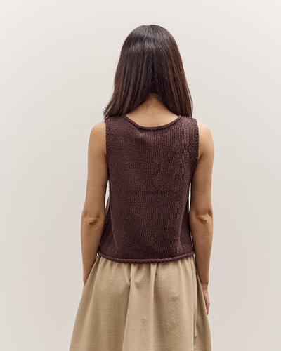 Mijeong Park Boatneck Tank, Dark Brown