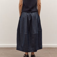 Mijeong Park Denim Balloon Midi Skirt, Navy