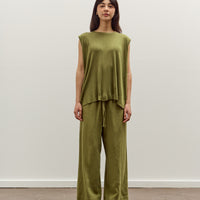 Mijeong Park Drape Back Knit Top, Green