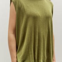 Mijeong Park Drape Back Knit Top, Green