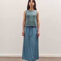 Mijeong Park Drawstring Midi Skirt, Blue
