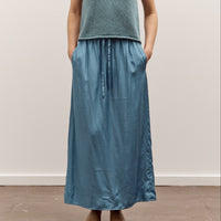 Mijeong Park Drawstring Midi Skirt, Blue