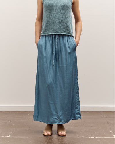 Mijeong Park Drawstring Midi Skirt, Blue