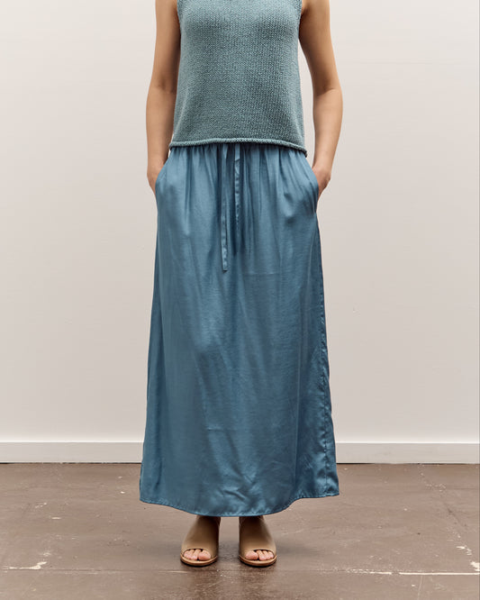 Mijeong Park Drawstring Midi Skirt, Blue