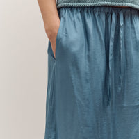 Mijeong Park Drawstring Midi Skirt, Blue