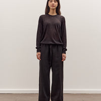 Mijeong Park Linen Blend Cropped Pants, Black