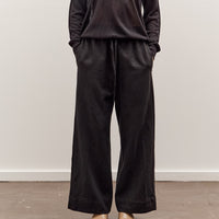 Mijeong Park Linen Blend Cropped Pants, Black