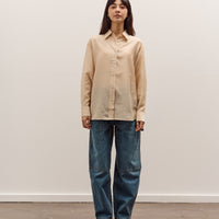 Mijeong Park Semi-Sheer Shirt, Beige