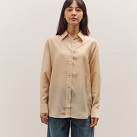 Mijeong Park Semi-Sheer Shirt, Beige