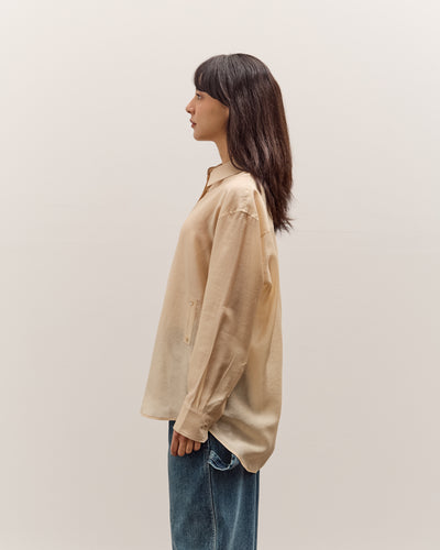 Mijeong Park Semi-Sheer Shirt, Beige