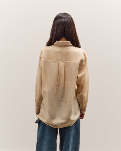 Mijeong Park Semi-Sheer Shirt, Beige