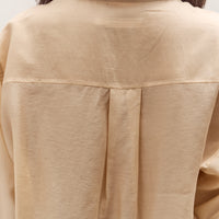 Mijeong Park Semi-Sheer Shirt, Beige