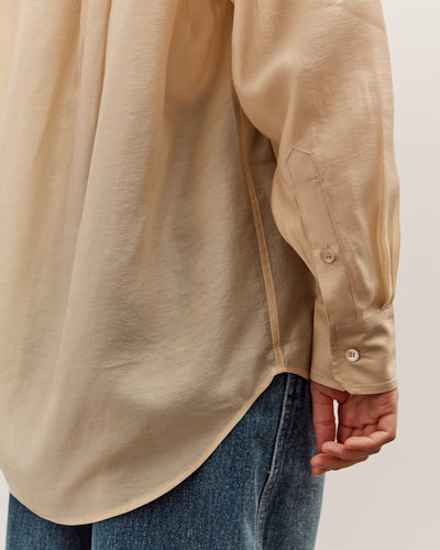 Mijeong Park Semi-Sheer Shirt, Beige