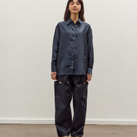 Mijeong Park Semi-Sheer Shirt, Navy