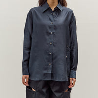 Mijeong Park Semi-Sheer Shirt, Navy