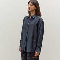 Mijeong Park Semi-Sheer Shirt, Navy
