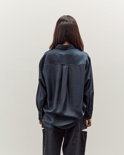 Mijeong Park Semi-Sheer Shirt, Navy