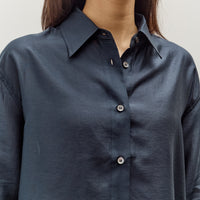 Mijeong Park Semi-Sheer Shirt, Navy