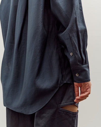 Mijeong Park Semi-Sheer Shirt, Navy