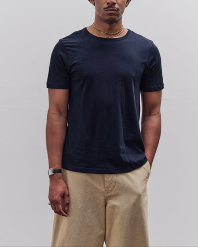 Merz b. Schwanen 1950's Tee, Ink Blue